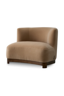 Walnut Frame Curved Lounge Chair | Met x Eichholtz | Oroatrade.com