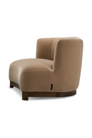 Walnut Frame Curved Lounge Chair | Met x Eichholtz | Oroatrade.com