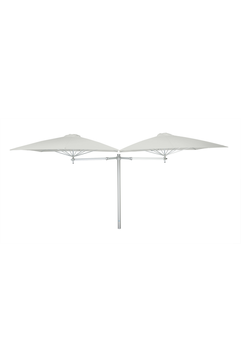 Square Outdoor Umbrella (6’ 3”) | Umbrosa Paraflex Duo | Oroatrade.com