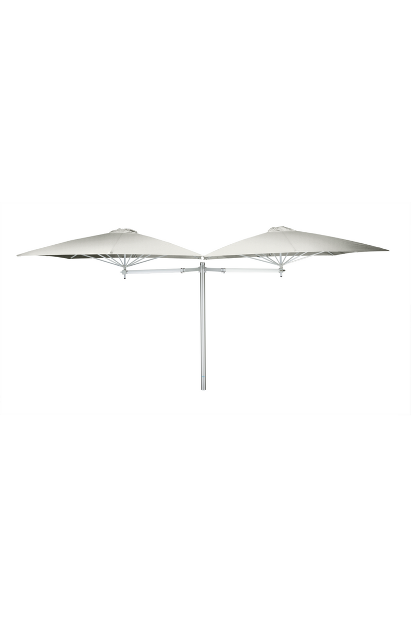 Square Outdoor Umbrella (6’ 3”) | Umbrosa Paraflex Duo | Oroatrade.com