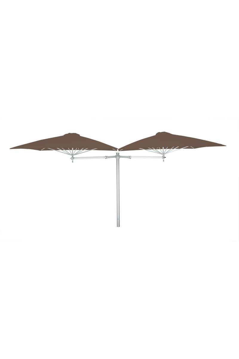 Square Outdoor Umbrella (7’ 6.6”) | Umbrosa Paraflex Duo | Oroatrade.com