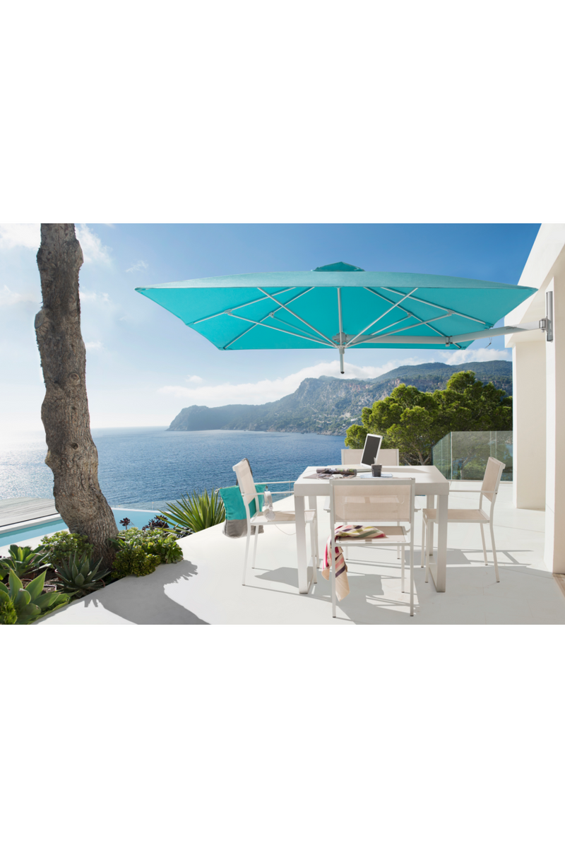 Square Outdoor Cantilever Wall Umbrella (7’ 6.6”) | Umbrosa Paraflex | Oroatrade.com