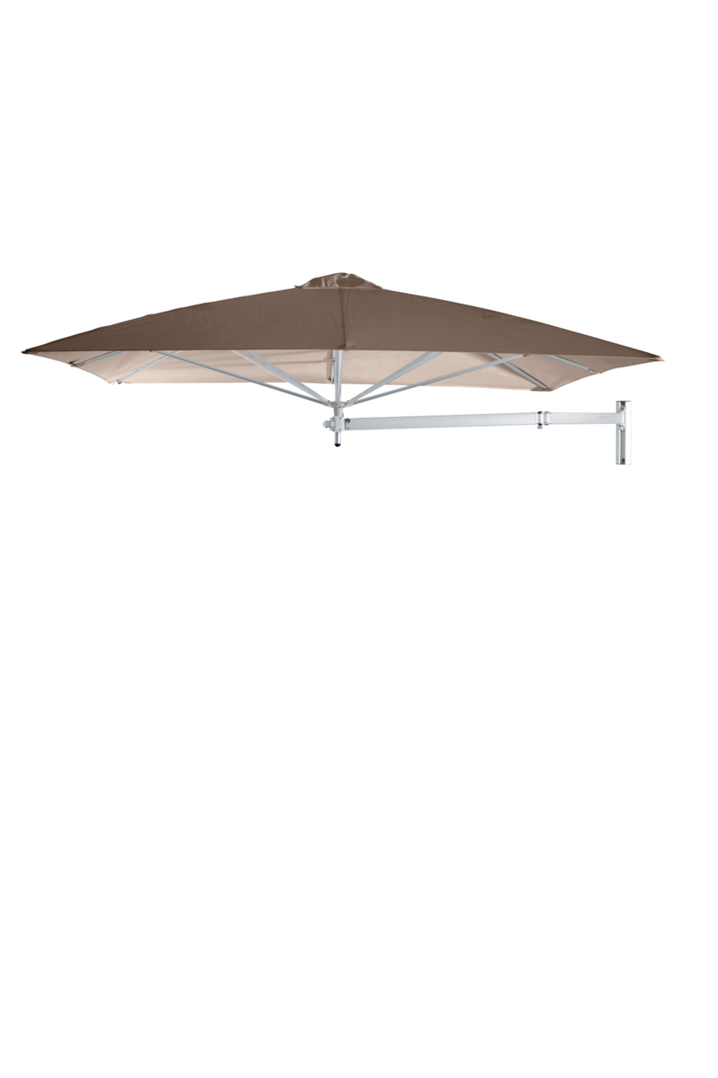 Square Outdoor Cantilever Wall Umbrella (7’ 6.6”) | Umbrosa Paraflex | Oroatrade.com