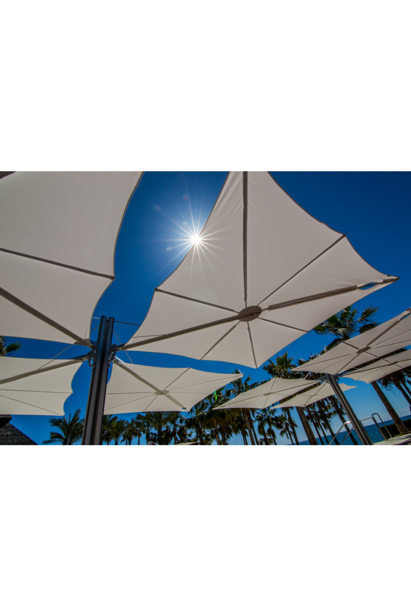 Flat-Top Outdoor Umbrella (17’ 9” x 17’ 9”) | Umbrossa Spectra Multi | Oroatrade.com