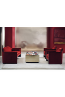 Velvet Angular Lounge Chair | Caracole The Cat's Meow | Oroatrade.com