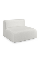 White Ribbed Linen Lounge Chair | Caracole Rhythm | Oroatrade.com
