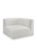 White Ribbed Linen Lounge Chair | Caracole Rhythm | Oroatrade.com