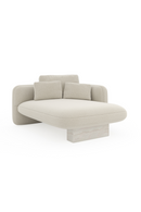 Ecru Linen Chaise Longue | Caracole Overlap | Oroatrade.com