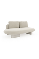 Ecru Linen Armless Bumper | Caracole Overlap | Oroatrade.com