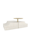 Travertine Wedge Base | Caracole Overlap | Oroatrade.com