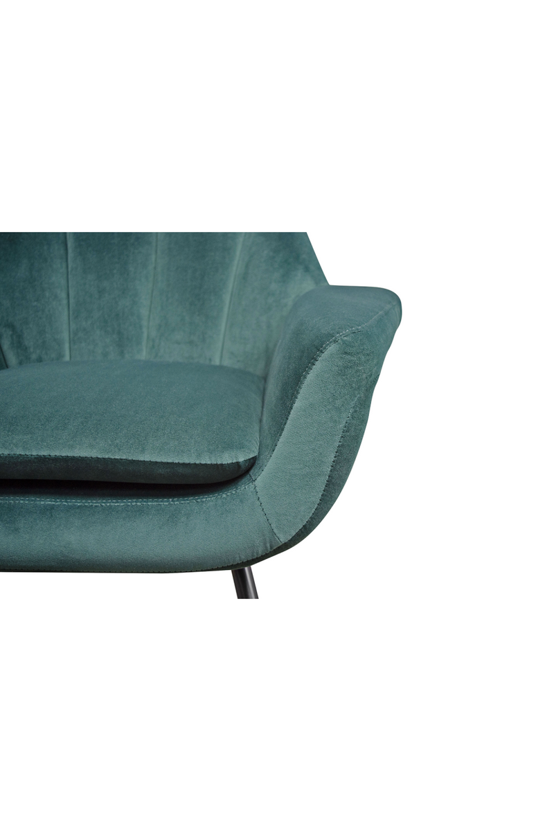 Velvet Channeled Lounge Chair | Versmissen Abbey | Oroatrade.com