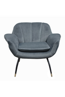 Velvet Channeled Lounge Chair | Versmissen Abbey | Oroatrade.com
