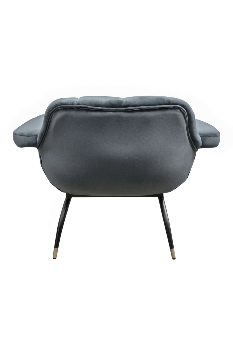 Velvet Channeled Lounge Chair | Versmissen Abbey | Oroatrade.com