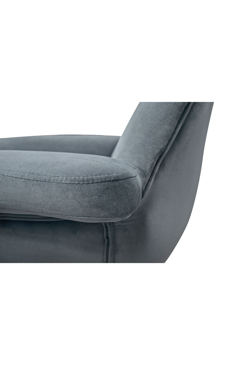 Velvet Channeled Lounge Chair | Versmissen Abbey | Oroatrade.com