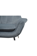 Velvet Channeled Lounge Chair | Versmissen Abbey | Oroatrade.com