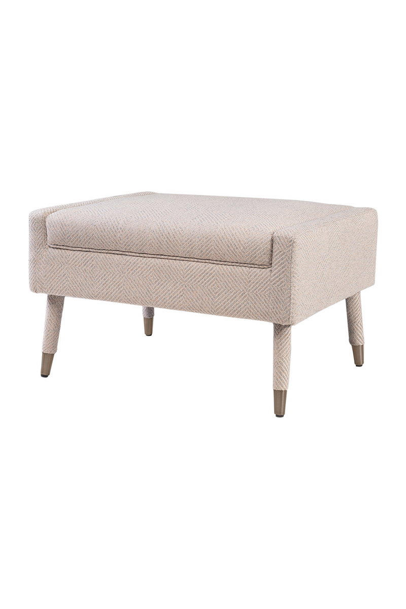 Jacquard Modern Footstool | Versmissen Balham | Oroatrade.com