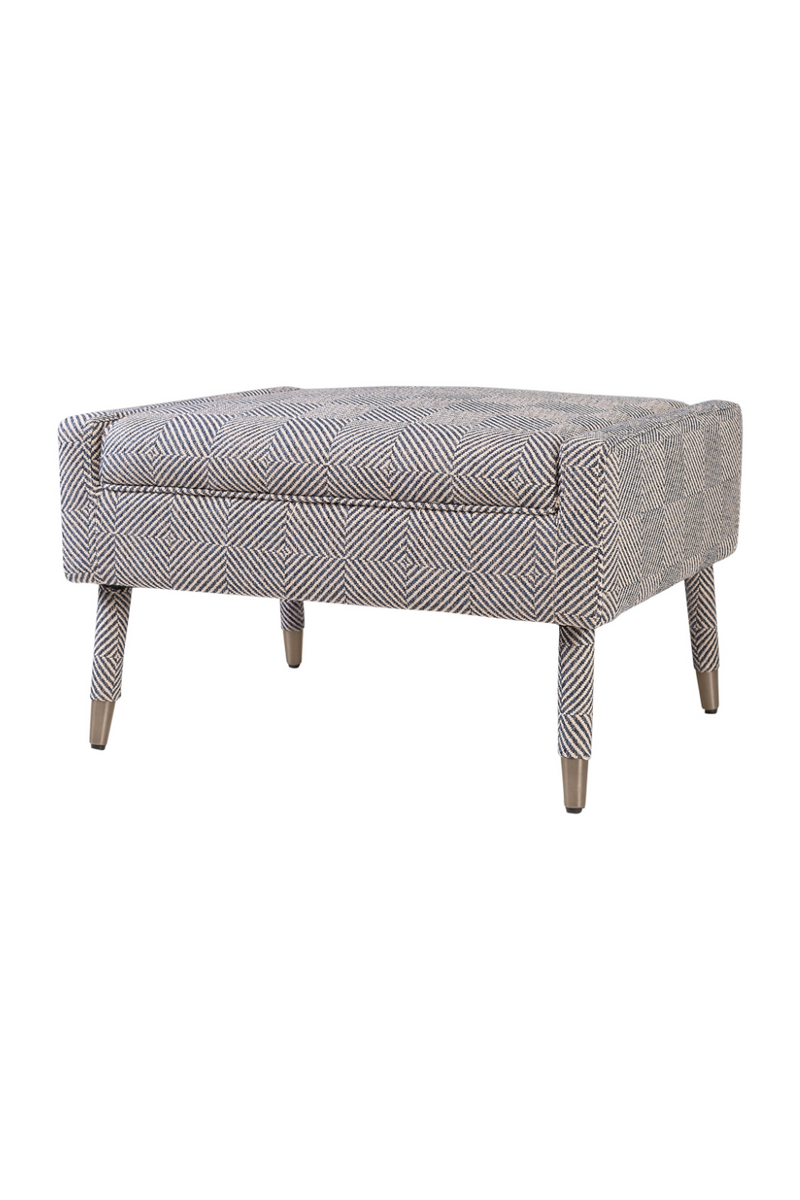 Jacquard Modern Footstool | Versmissen Balham | Oroatrade.com