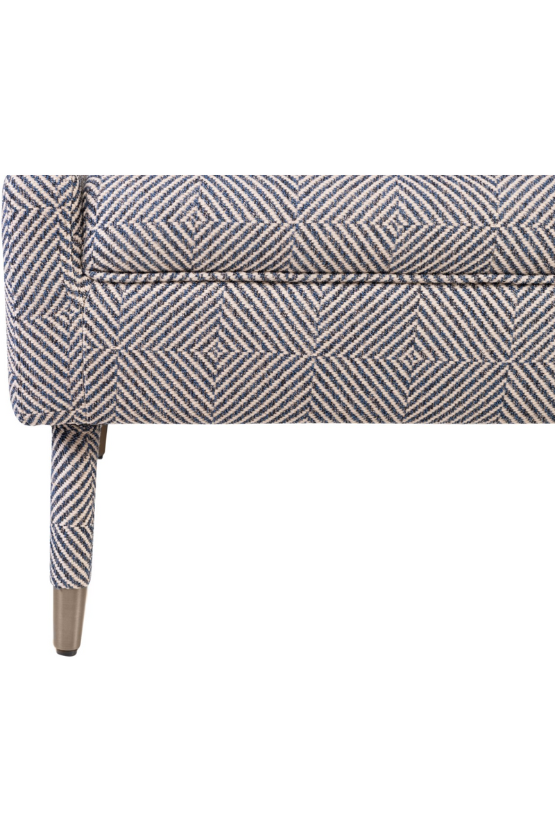 Jacquard Modern Footstool | Versmissen Balham | Oroatrade.com