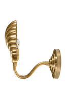 Gold Scalloped Wall Lamp | Versmissen Bonaire | Oroatrade.com