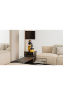 Bronze and Yellow Table Lamp | Versmissen Datoga | Oroatrade.com