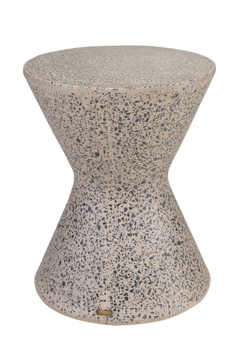 Gray Terrazzo Table / Stool | Versmissen Diabolo | Oroatrade.com