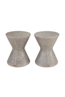 Gray Terrazzo Table / Stool | Versmissen Diabolo | Oroatrade.com