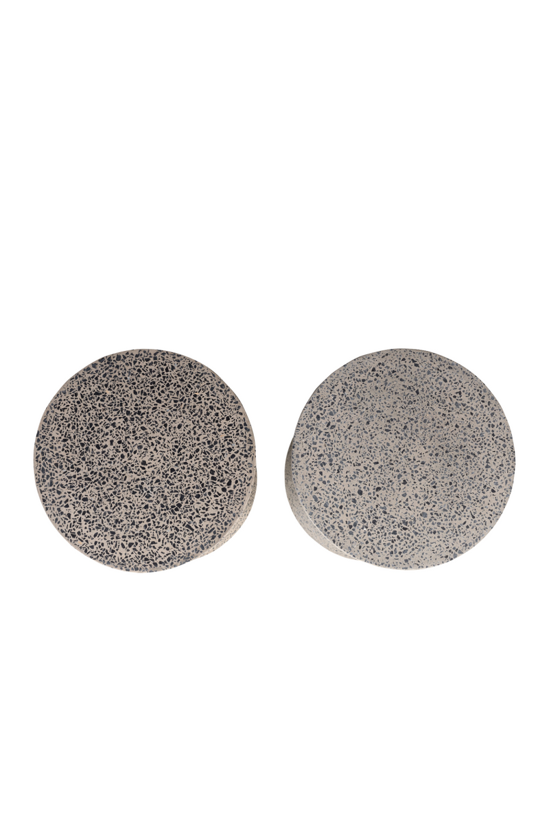 Gray Terrazzo Table / Stool | Versmissen Diabolo | Oroatrade.com