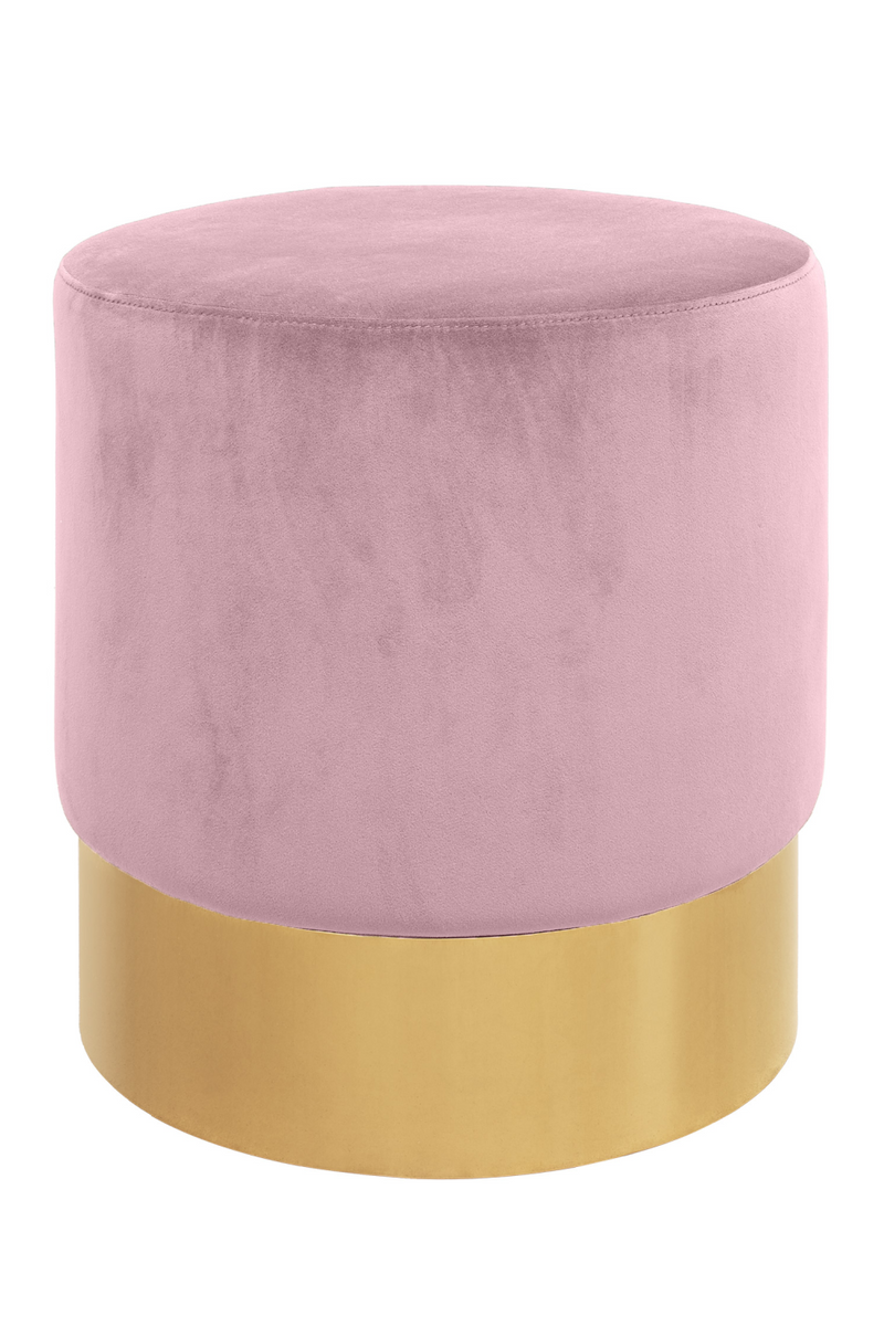 Pink Velvet Stool | Versmissen Ella | Oroatrade.com