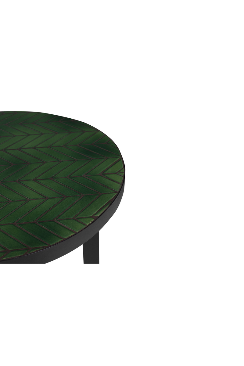 Chevron Ceramic Occasional Table | Versmissen Fern | Oroatrade.com