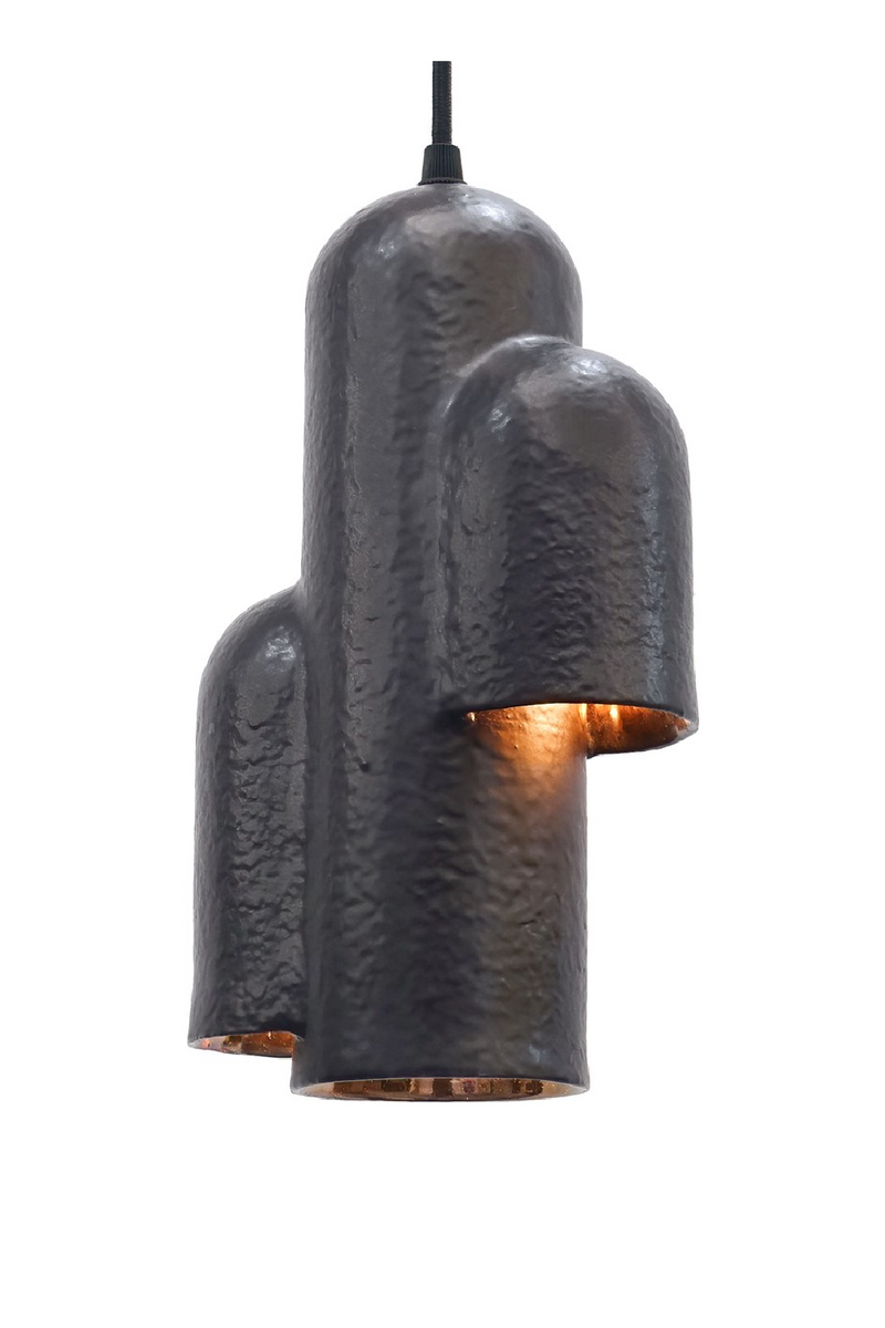 Black Ceramic Pendant Lamp | Versmissen Flute | Oroatrade.com