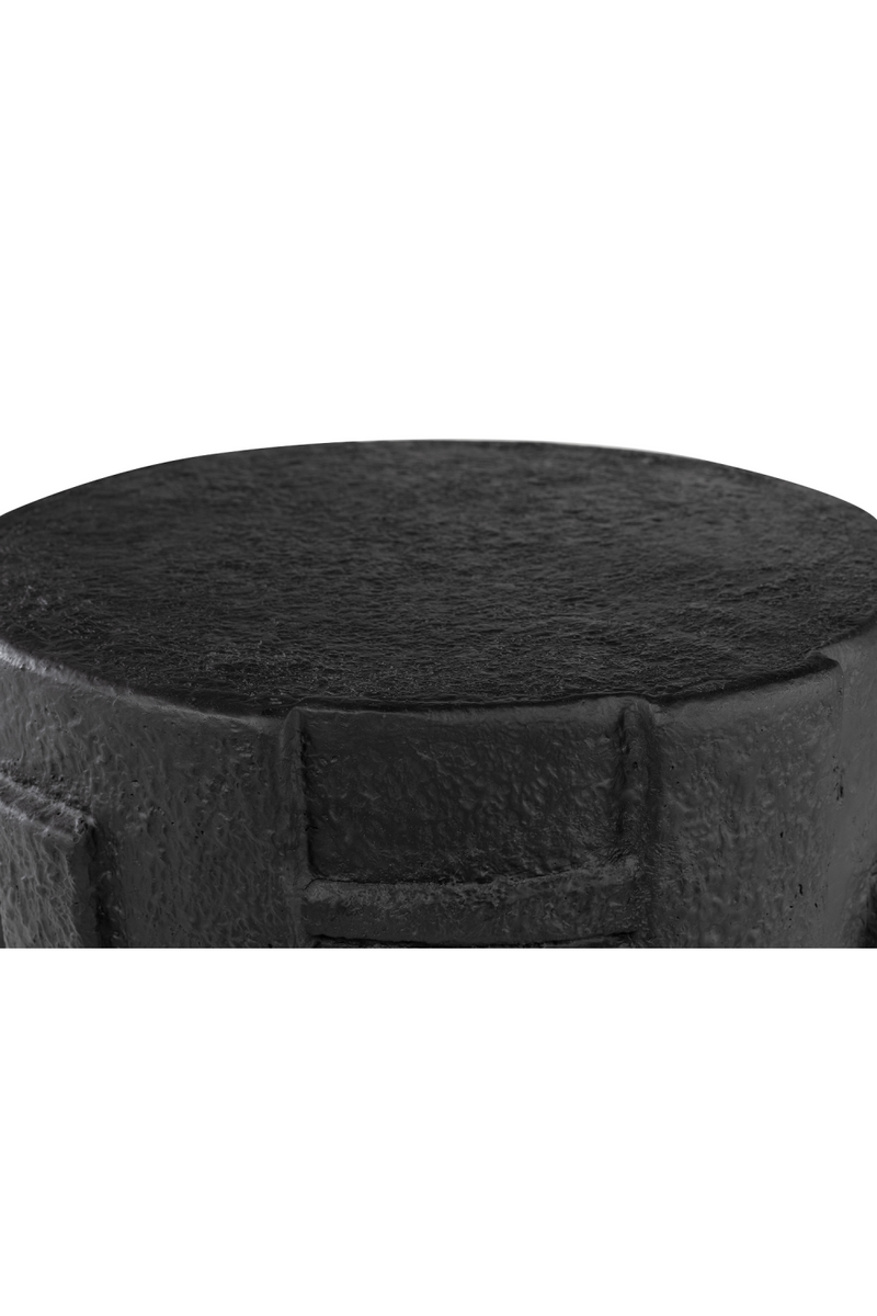 Carved Cylindrical Occasional Table | Versmissen Glitch | Oroatrade.com