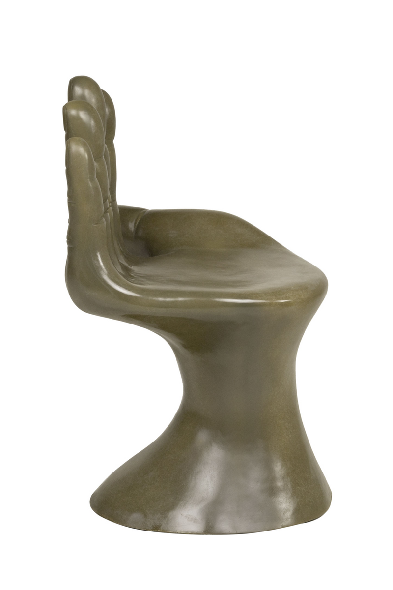 Sculptural Fiberglass Accent Chair | Versmissen Hand | Oroatrade.com