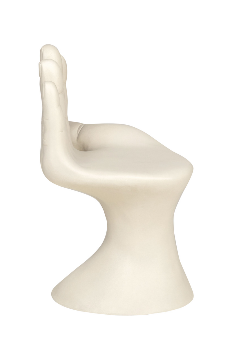 Sculptural Fiberglass Accent Chair | Versmissen Hand | Oroatrade.com