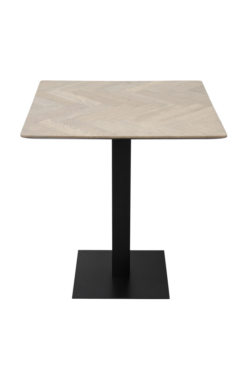 Square Pedestal Dining Table | Versmissen Herringbone | Oroatrade.com