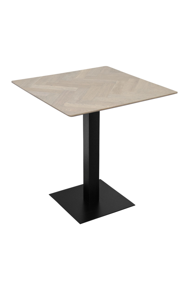 Square Pedestal Dining Table | Versmissen Herringbone | Oroatrade.com