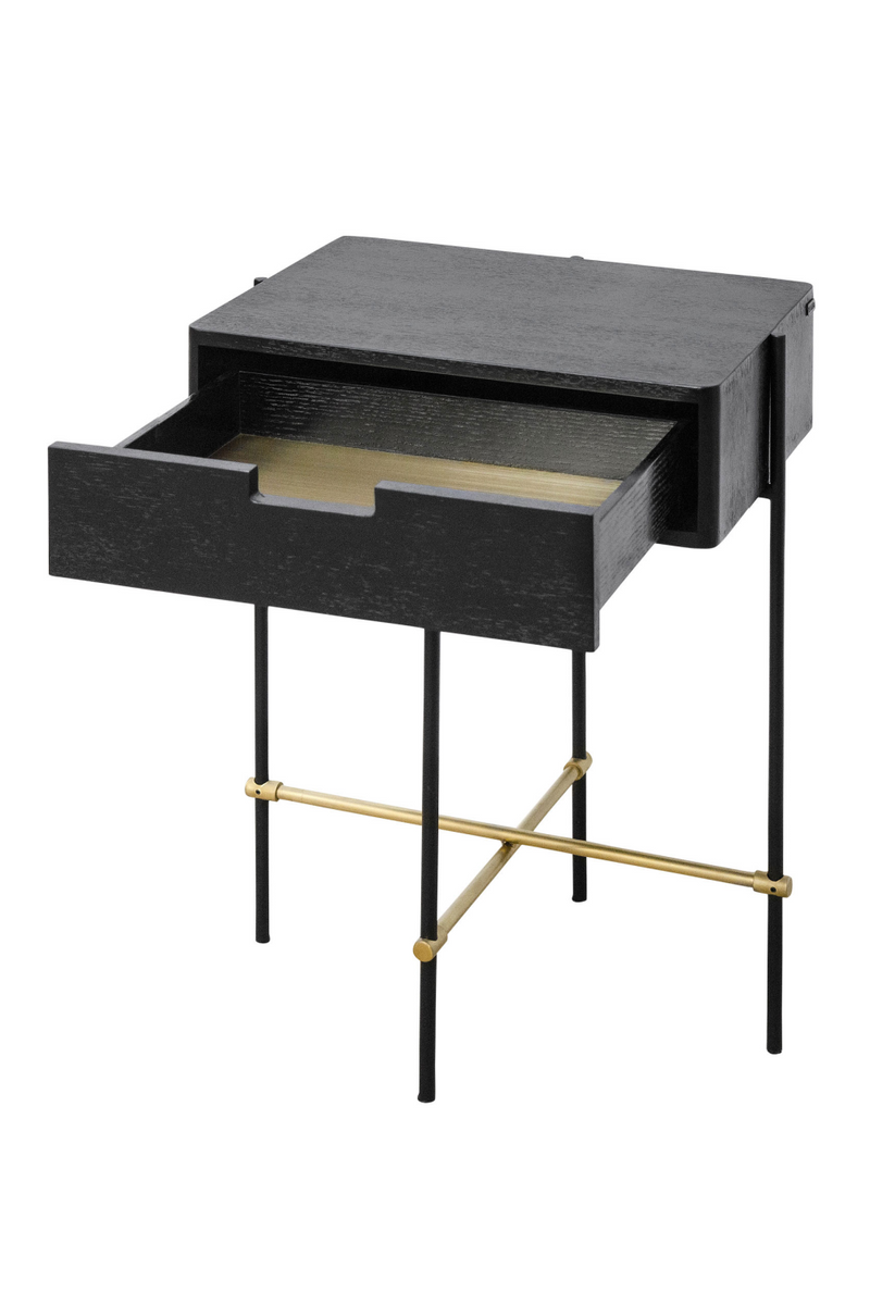 Black One-Drawer Cabinet | Versmissen Highline | Oroatrade.com