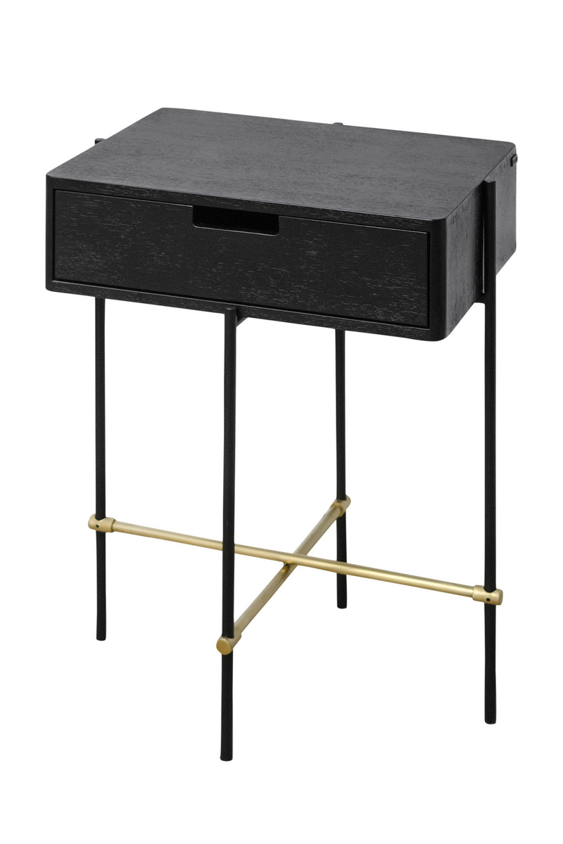 Black One-Drawer Cabinet | Versmissen Highline | Oroatrade.com