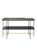 Black Tray Console Table | Versmissen Highline | Oroatrade.com