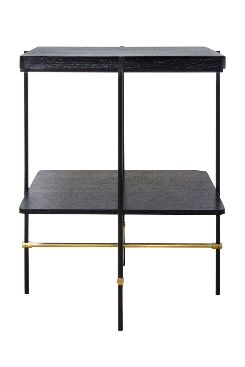 Black 2-Layer Occasional Table | Versmissen Highline | Oroatrade.com