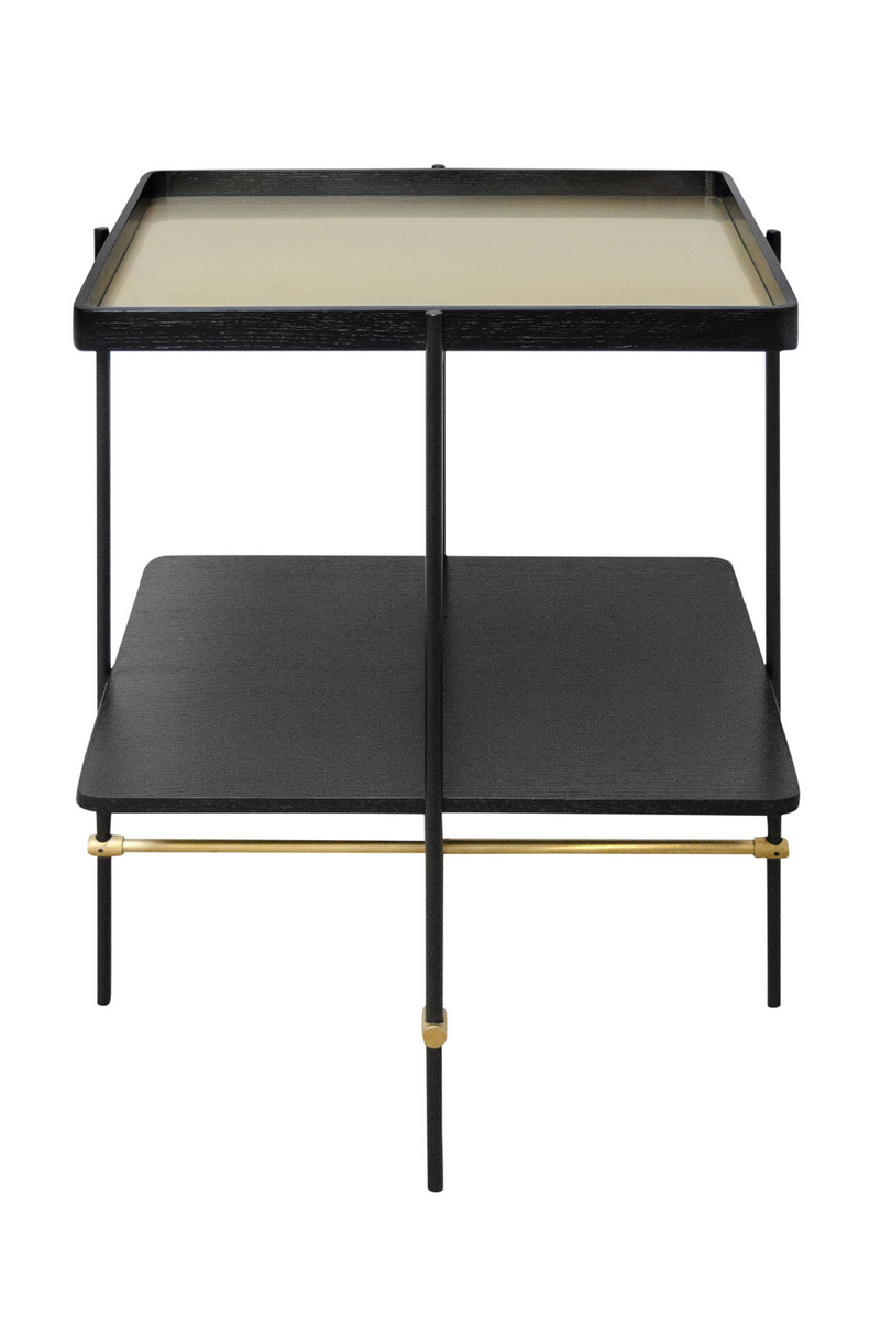 Black 2-Layer Occasional Table | Versmissen Highline | Oroatrade.com