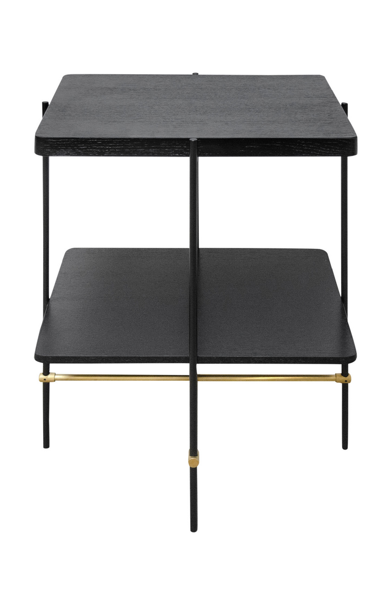 Black 2-Layer Occasional Table | Versmissen Highline | Oroatrade.com