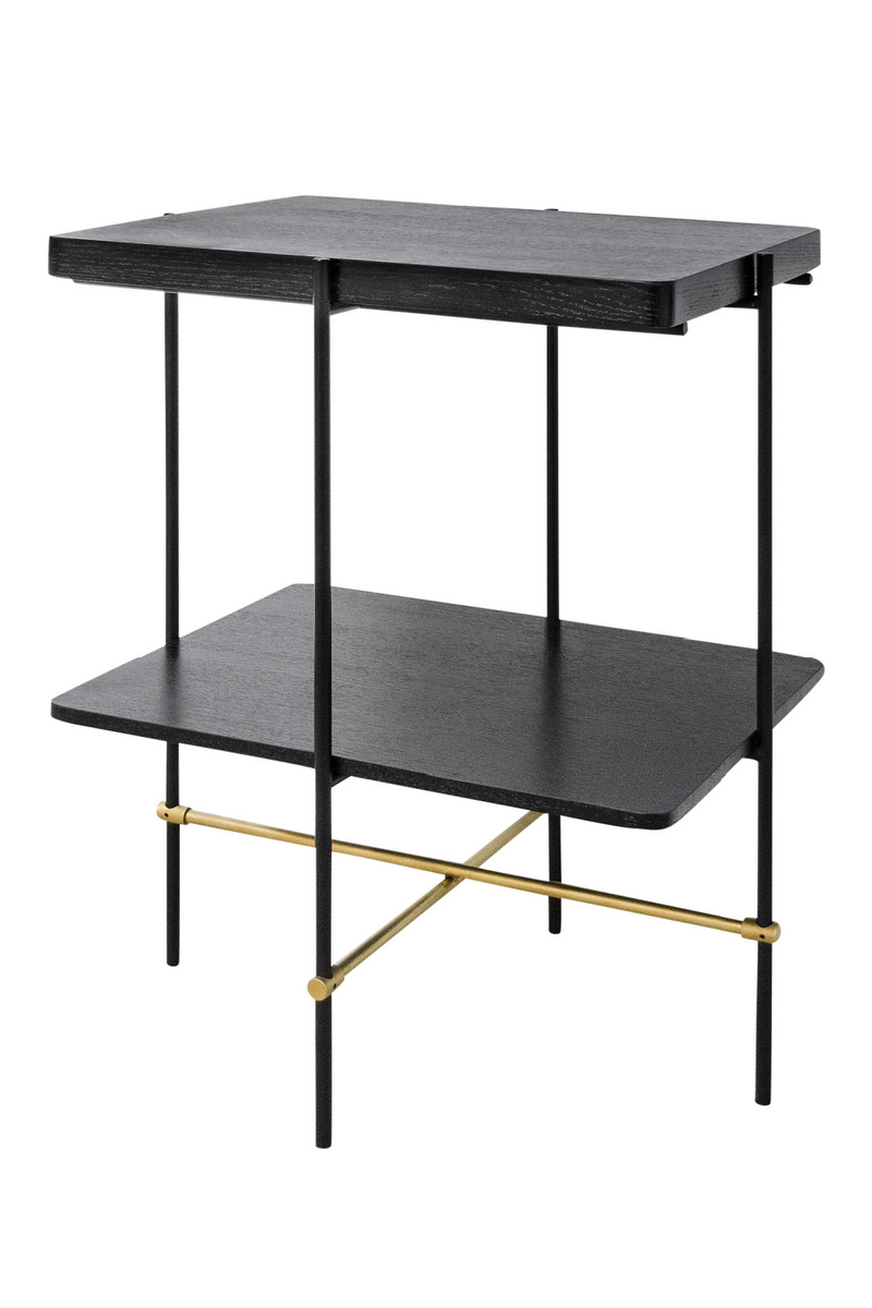 Black 2-Layer Occasional Table | Versmissen Highline | Oroatrade.com