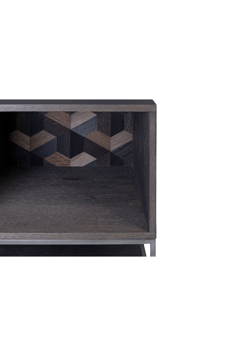 Oak Adjustable Bedside Cabinet | Versmissen Illusion | Oroatrade.com