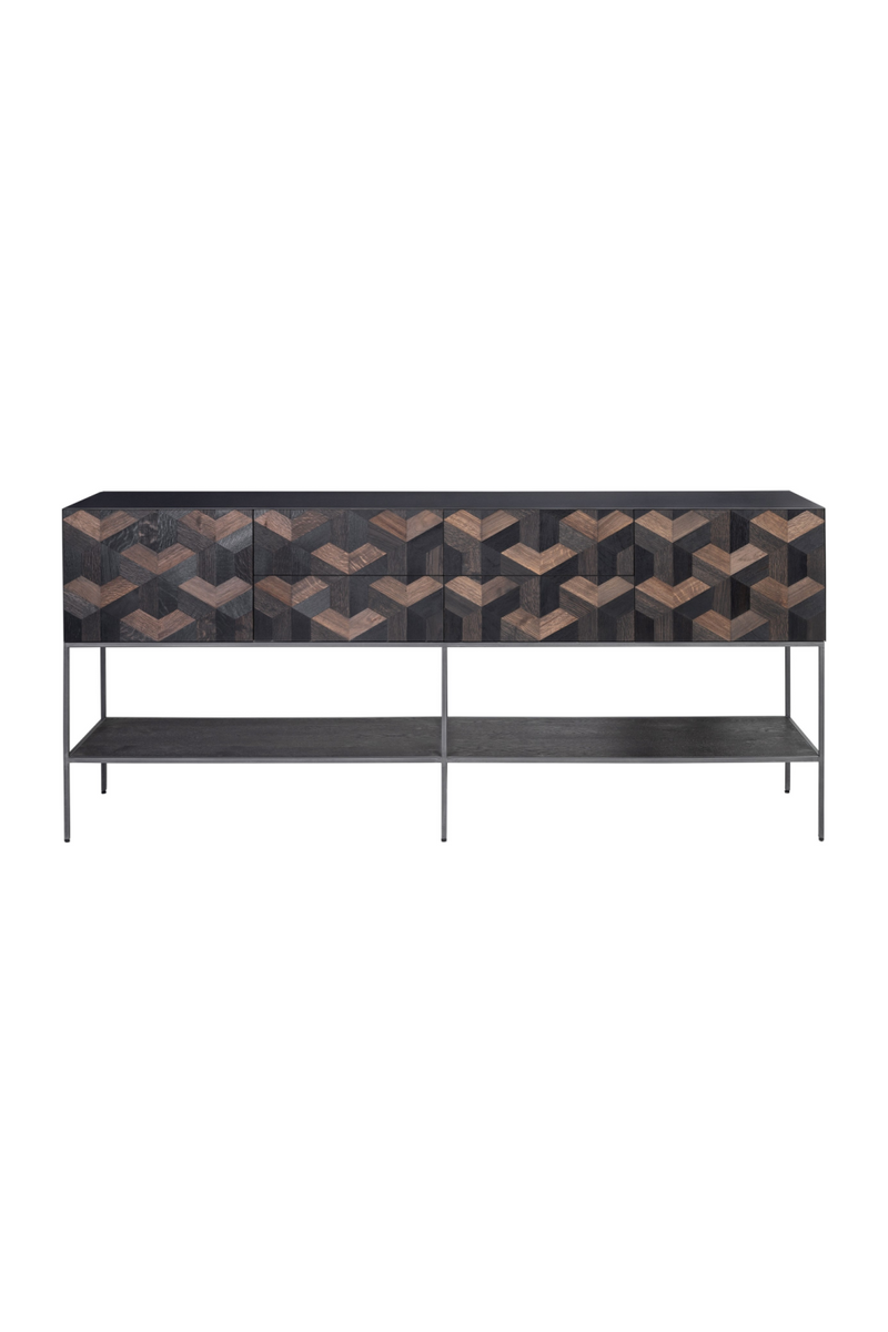 Oak Parquet Sideboard with Toprack | Versmissen Illusion | Oroatrade.com