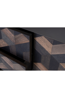 Oak Parquet Sideboard with Toprack | Versmissen Illusion | Oroatrade.com