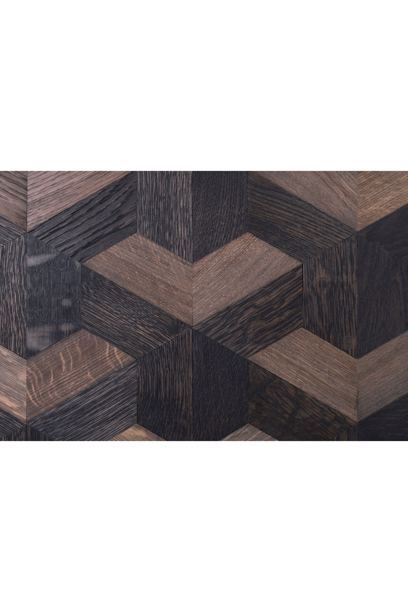 Oak Parquet Sideboard with Toprack | Versmissen Illusion | Oroatrade.com