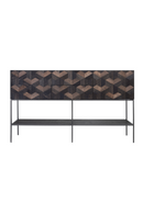 Oak Parquet Sideboard with Toprack | Versmissen Illusion | Oroatrade.com