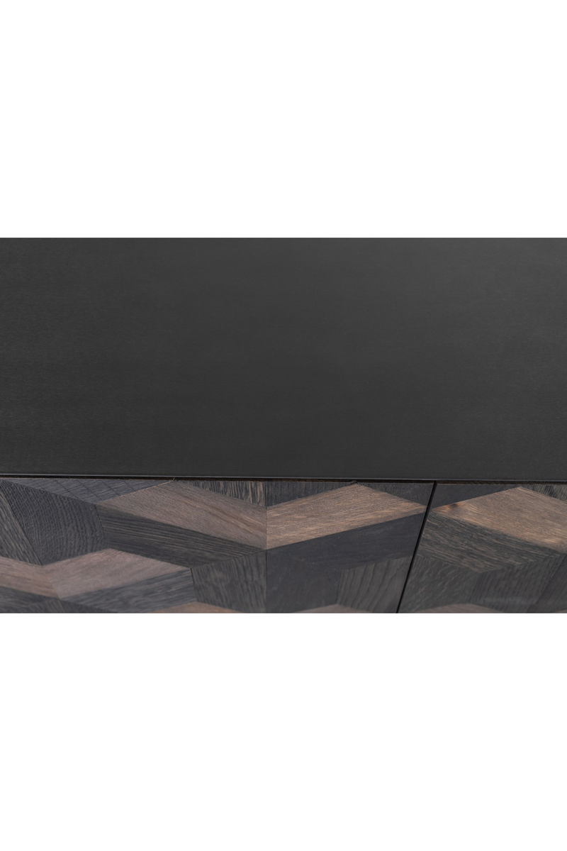 Oak Parquet Sideboard with Toprack | Versmissen Illusion | Oroatrade.com