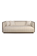 Beige Channeled Sofa | Versmissen Isabel | Oroatrade.com