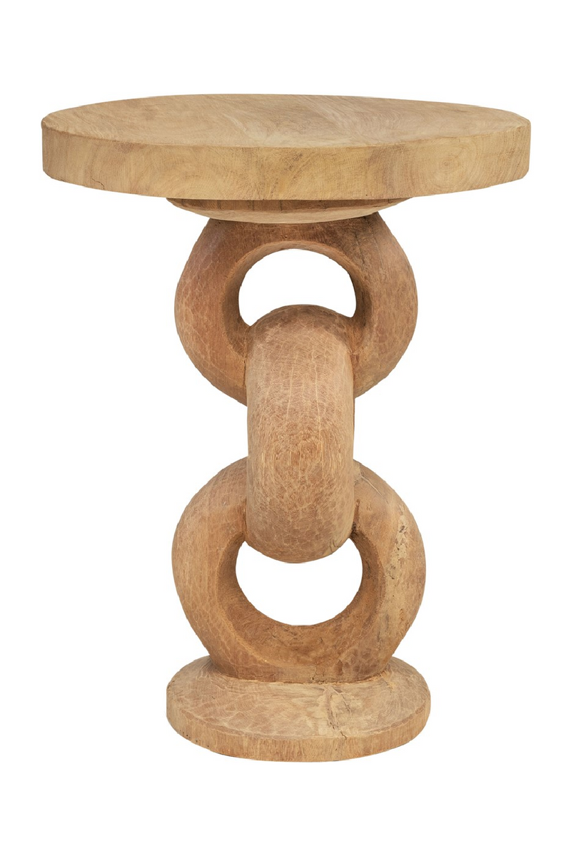 Wooden Link Side Table L | Versmissen Chain | Oroatrade.com